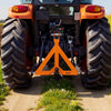 VEVOR 3 Point Trailer Hitch with 2" Receiver, 3 Pt Quick Hitch Attachment with Trailer Ball, Tractor Tow Drawbar Adapter, Fits Category 1, Kubota, Mahindra, Ford, Yanmar, John Deere, Massey Ferguson