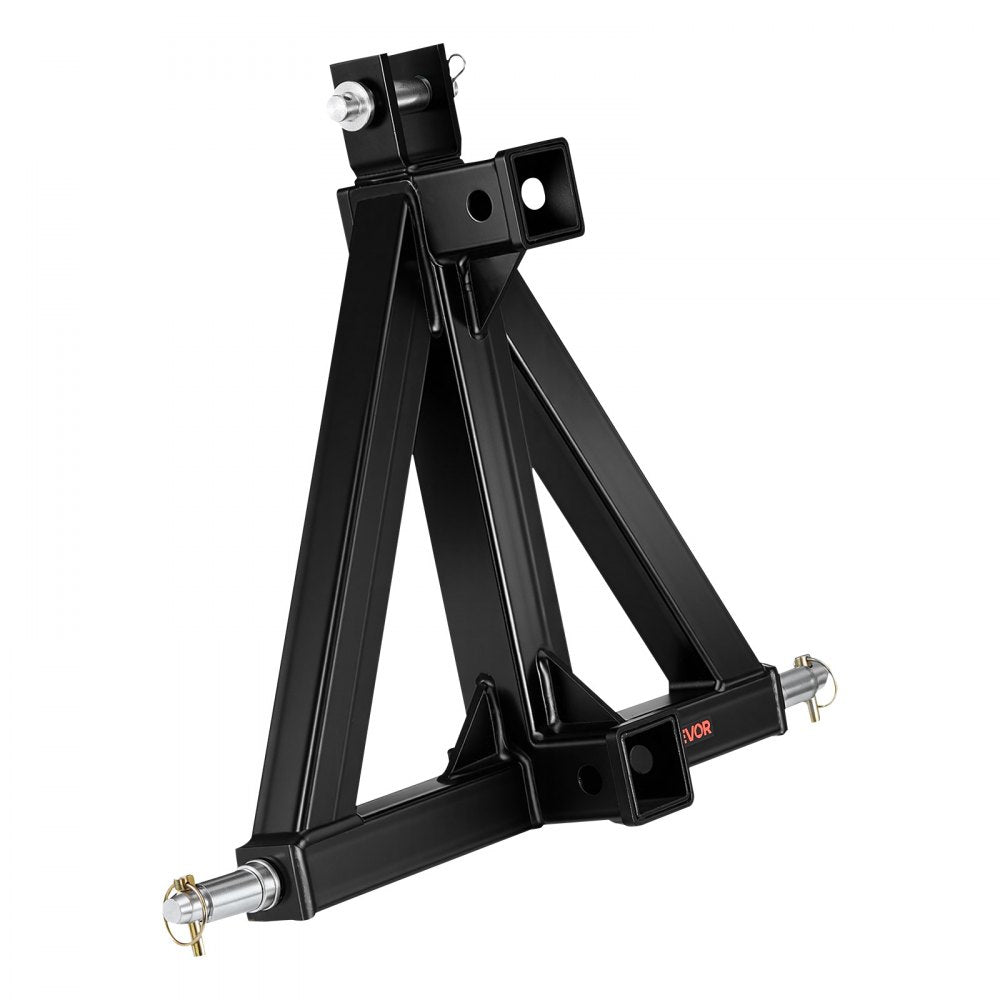 VEVOR 3 Point Trailer Hitch with 2" Receiver, 3 Pt Quick Hitch Attachment, Tractor Tow Drawbar Adapter, Compatible with Category 1, Kubota, Mahindra, Ford, Yanmar, John Deere, Massey Ferguson, Tractor