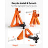 VEVOR 3 Point Trailer Hitch with 2" Receiver, 3 Pt Quick Hitch with 3 Trailer Balls, Tractor Tow Drawbar Adapter for Category 1, Kubota, Mahindra, Ford, Yanmar, John Deere, Massey Ferguson, Orange