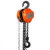 VEVOR Hand Chain Hoist, 1 Ton 2200 lbs Capacity 10 FT Come Along, G80 Galvanized Carbon Steel with Double-Pawl Brake, Auto Chain Leading & 360° Rotation Hook, for Garage Factory Dock