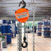 VEVOR Hand Chain Hoist, 1 Ton 2200 lbs Capacity 20 FT Come Along, G80 Galvanized Carbon Steel with Double-Pawl Brake, Auto Chain Leading & 360° Rotation Hook, for Garage Factory Dock