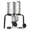 VEVOR Chicken Plucker Machine, 15.7 in Drum, 550W & 275RPM Electric Chicken Plucking Machine with 114 Soft Fingers & Transport Wheels, Stainless Steel Feather Remover for Processing 1-2 Chicks Once