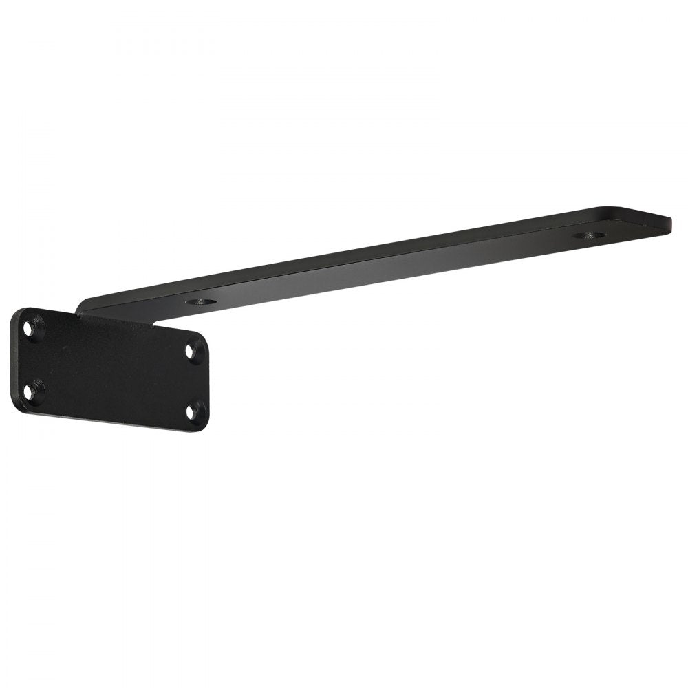 VEVOR Shelf Bracket, 8”L x 4”W x 1.6”H 6 Pcs, Heavy Duty Floating Shelf Brackets, Brackets for Shelves, 5mm Thick Matte Black L Shelf Bracket,Steel Shelving Brackets with 160 lbs Load Capacity
