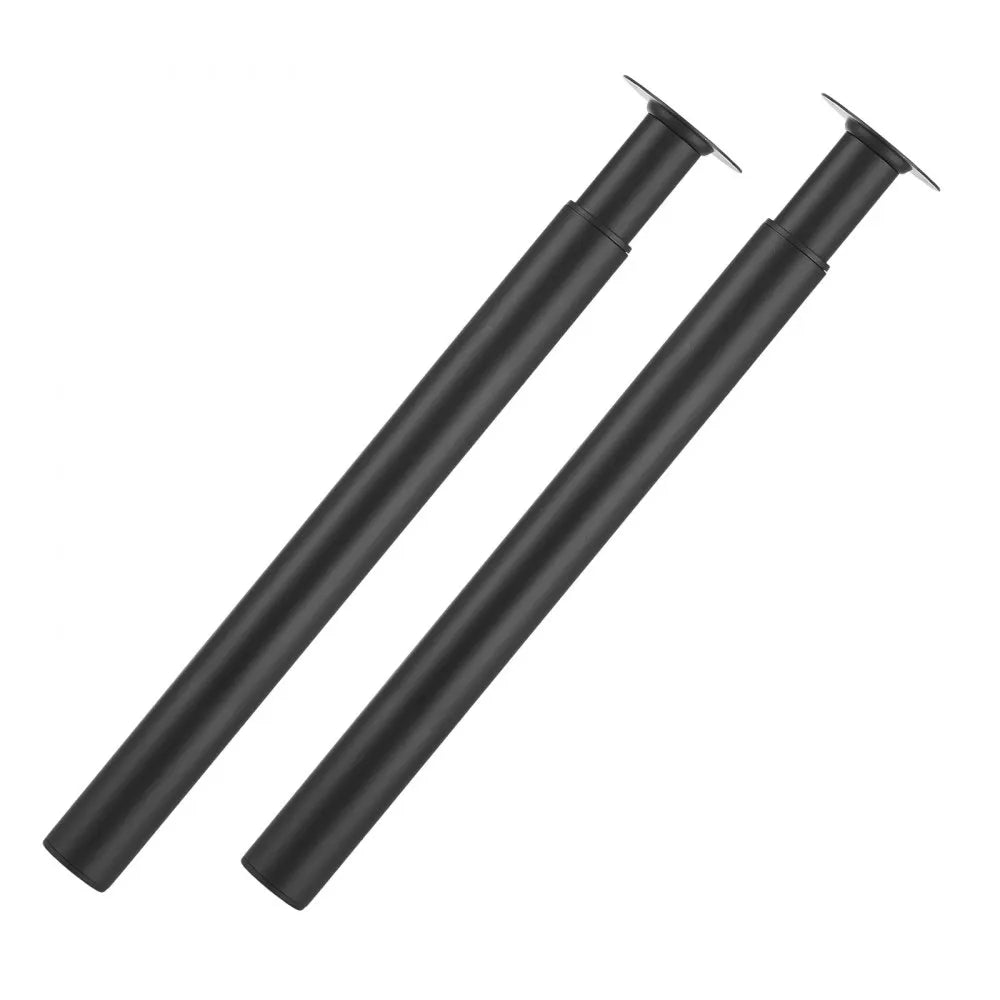 VEVOR Adjustable Table Legs, 28-43.3 in Steel Furniture Legs, 1200 lbs Max Load Heavy Duty, Quick Installation, Ideal for Home Office Desk DIY, Coffee Dinner Bar Tables, Workbenches, Set of 4, Black