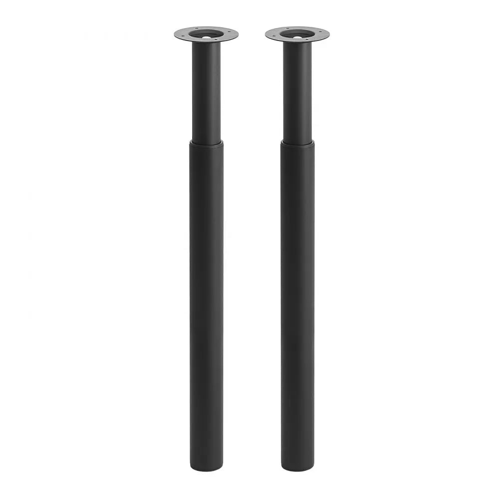 VEVOR Adjustable Table Legs, 28-43.3 in Steel Furniture Legs, 1200 lbs Max Load Heavy Duty, Quick Installation, Ideal for Home Office Desk DIY, Coffee Dinner Bar Tables, Workbenches, Set of 4, Black