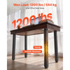 VEVOR Adjustable Table Legs, 24-40 in Square Steel Furniture Legs, 1200 lbs Max Load Heavy Duty, Quick Installation, Ideal for Home Office Desk DIY, Coffee Dinner Bar Tables, Workbenches, 4 PCS, Black