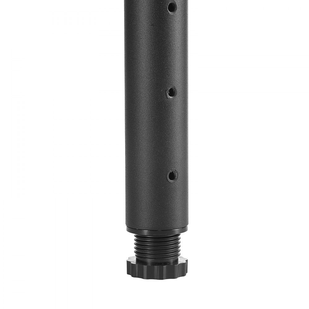 VEVOR Adjustable Table Legs, 24-40 in Round Steel Furniture Legs, 1200 lbs Max Load Heavy Duty, Quick Installation, Ideal for Home Office Desk DIY, Coffee Dinner Bar Tables, Workbenches, 4 PCS, Black