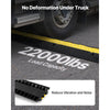 VEVOR Cable Protector Ramp, 22,000 lbs/axle Capacity, 2 Channel Heavy Duty Rubber Cord Hose Wire Cover, 2.2 x 2 in Channel, Traffic Speed Bump with Flip-Open Top Cover, for Indoor Outdoor, 1 Pack