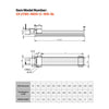 VEVOR Linear Stage Actuator, 100 mm Effective Stroke, Ball Screw CNC Linear Motion Guide Rail, Double Optical Axis, C7 High-Precision, Bearing Slide Block, Manual Handwheel, for CNC Router X Y Z Axis