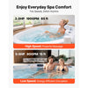 VEVOR SPA Pump 3HP Hot Tub Pump 2 Speed 48 Frame with 1.5" & 2" Port, 230V, 190 GPM High Speed & 90 GPM Low Speed, 90° Rotational Interface, SPA Bath Water Circulation, Compatible with OEM Models