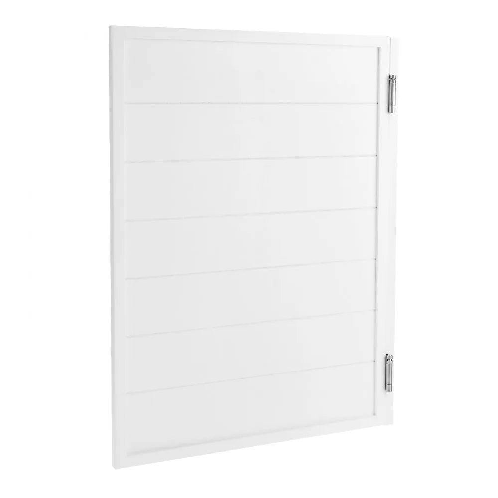 VEVOR Saloon Doors, 32"W x 42" H Single Swinging Cafe Interior Doors, Square Design Premium Pine Wood, with Hinges & Hardware Kit, Easy to Install, for Hallway Kitchen Bar Pub Entrance, White