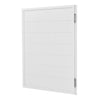 VEVOR Saloon Doors, 32"W x 42" H Single Swinging Cafe Interior Doors, Square Design Premium Pine Wood, with Hinges & Hardware Kit, Easy to Install, for Hallway Kitchen Bar Pub Entrance, White