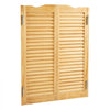 VEVOR Double Saloon Doors, 32"W x 42" H Arched Top Interior Swinging Cafe Doors, Premium Pine Wood, with Hinges & Hardware Kit, Easy to Install, for Hallway Kitchen Bar Pub Entrance, Log Color