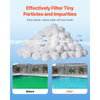 VEVOR Pool Filter Balls for Sand Filter, 1.5 lbs, Filter Balls Replace Pool Filter Sand, Reusable Polyester Fiber Filter Media Balls with Wash Bag, for Swimming Pool Above Ground Pool Aquarium Tank