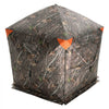VEVOR Hunting Blind, 288° See Through Ground Blind, 6-7 Person Pop Up Deer Blind for Hunting with Carrying Bag, Portable Resilient Hunting Tent, 4 Horizontal Windows for Turkey and Deer Hunting