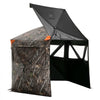 VEVOR Hunting Blind, 288° See Through Ground Blind, 6-7 Person Pop Up Deer Blind for Hunting with Carrying Bag, Portable Resilient Hunting Tent, 4 Horizontal Windows for Turkey and Deer Hunting