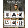 VEVOR Hunting Blind, Single Person Ground Blinds with Carrying Bag, Portable Camouflage Tent, Reinforced Durable Concealed Shelter with Silent Zipper Door and Window, for Turkey and Deer