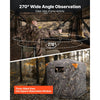 VEVOR Hunting Blind, 270° See Through Ground Blind, 2-3 Person Pop Up Deer Blind for Hunting with Carrying Bag, Portable Resilient Hunting Tent, One-Way See-Through Mesh for Turkey and Deer Hunting