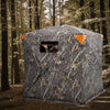 VEVOR Hunting Blind, 270° See Through Ground Blind, 2-3 Person Pop Up Deer Blind for Hunting with Carrying Bag, Portable Resilient Hunting Tent, One-Way See-Through Mesh for Turkey and Deer Hunting