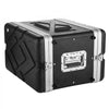 VEVOR 6U Rack Case, 14 in Depth, Server Rack Cabinet Shallow with ABS Construction, Recessed Twist Latches, Detachable Front & Back Cover, Easy Installation, for Amplifier, 11.4 in Internal Depth
