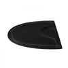 VEVOR Salon Mat for Hair Stylist, 3 x 5 FT Semi-circle Salon Chair Mat, 1/2-inch Thickened Anti Fatigue Barber Shop Floor Mat with Round Cut Out, Easy-to-Clean PVC Surface & Anti-Trip Beveled Edges