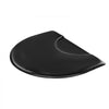 VEVOR Salon Mat for Hair Stylist, 3 x 4 FT Semi-circle Salon Chair Mat, 1-inch Thickened Anti Fatigue Barber Shop Floor Mat with Round Cut Out, Easy-to-Clean PVC Surface & Anti-Trip Beveled Edges