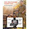 VEVOR Electric Utility Cart, 36V 432Wh Battery Powered Electric Wagon, 500W Power Wheelbarrow with Brake, 660 lbs Load Heavy Duty Steel Garden Cart for Farm and Yard All Purpose Modular Cargo Bed