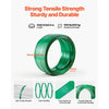 VEVOR Banding Strapping Kit, Heavy Duty Banding Sealer Tool with 1000 ft Length PET Band, 300 Metal Seals, Plastic Manual Pallet Packaging Strapping Kit for Warehouse/Shipping/Moving/Home, Orange