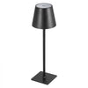VEVOR Cordless Table Lamp, 2-Pack, 5200mAh Built-in Rechargeable Battery Desk Lamp, 3 Color Stepless Dimming Up, 3000-6500K Color Temperature, Table Light for Restaurant, Bedroom, Outdoor, Black