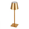 VEVOR Cordless Table Lamp, 2-Pack, 5200mAh Built-in Rechargeable Battery Desk Lamp, 3 Color Stepless Dimming Up, 3000-6500K Color Temperature, Table Light for Restaurant, Bedroom, Outdoor, Gold