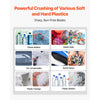 VEVOR Shredder Blades, Alloy Steel Shredder Machine Blade Kit with 9 Rotating and 2 Fixed Blades, High-Hardness SKD-11 Blade, Compatible with Model 180 Plastic Grinder, for ABS, PP, PVC & Nylon