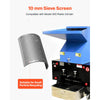 VEVOR Screen Mesh for Plastic Shredder, High-Quality Steel Durable Mesh, 0.39 in/10 mm High-Precision Aperture Screen, Compatible with Model 300 Plastic Grinder, Suitable for Medium Particle Recycling