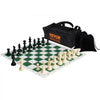 VEVOR Tournament Chess Set, 20 Inch Roll-Up Beginner Chess Board, Foldable Silicone Chess Game with Plastic Weighted Chess Pieces & Storage Bag, Portable Travel Chess Board Gift for Adult Kid Family