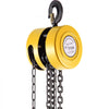 VEVOR Hand Chain Hoist, 2200 lbs /1 Ton Capacity Chain Block, 15ft/4.5m Lift Manual Hand Chain Block, Manual Hoist with Industrial-Grade Steel Construction for Lifting Good in Transport & Workshop, Ye