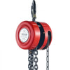 VEVOR Hand Chain Hoist, 4400 lbs /2 Ton Capacity Chain Block, 8ft/2.5m Lift Manual Hand Chain Block, Manual Hoist with Industrial-Grade Steel Construction for Lifting Good in Transport & Workshop, Red