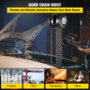 VEVOR Hand Chain Hoist, 2200 lbs /1 Ton Capacity Chain Block, 10ft/3m Lift Manual Hand Chain Block, Manual Hoist with Industrial-Grade Steel Construction for Lifting Good in Transport & Workshop, Blac
