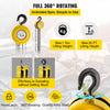 VEVOR Hand Chain Hoist, 2200 lbs /1 Ton Capacity Chain Block, 20ft/6m Lift Manual Hand Chain Block, Manual Hoist with Industrial-Grade Steel Construction for Lifting Good in Transport & Workshop, Yell