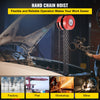 VEVOR Hand Chain Hoist, 4400 lbs /2 Ton Capacity Chain Block, 7ft/2m Lift Manual Hand Chain Block, Manual Hoist with Industrial-Grade Steel Construction for Lifting Good in Transport & Workshop, Red