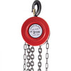 VEVOR Hand Chain Hoist, 4400 lbs /2 Ton Capacity Chain Block, 7ft/2m Lift Manual Hand Chain Block, Manual Hoist with Industrial-Grade Steel Construction for Lifting Good in Transport & Workshop, Red