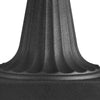 VEVOR Plastic Urn Planters, 15.8 x 26.4 Inch, 2 Pack Black Classic Flower Pots Front Porch Planters, Indoor & Outdoor Vase for Wedding, Party, Event, Home, Stage, Garden, Balcony, Patio Decoration