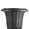 VEVOR Plastic Urn Planters, 15.8 x 26.4 Inch, 2 Pack Black Classic Flower Pots Front Porch Planters, Indoor & Outdoor Vase for Wedding, Party, Event, Home, Stage, Garden, Balcony, Patio Decoration