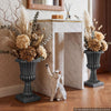 VEVOR Plastic Urn Planters 13.78"x22.83" 2 PCS Gray Classic Urn Flower Pot, for Wedding, Party, Event, Home, Stage, Garden, Balcony, and Patio Decoration, Front Porch Planters, Indoor & Outdoor Vase
