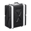 VEVOR 4U Rack Case, Standard 14 in Depth, Server Rack Cabinet with ABS Construction Handle Heavy-Duty Twist Butterfly Latches, Detachable Front & Back Panels, for Amps, Mixers, Microphone Receivers