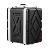 VEVOR 6U Rack Case, Standard 14 in Depth, Server Rack Cabinet with ABS Construction Handle Heavy-Duty Twist Butterfly Latches, Detachable Front & Back Panels, for Amps, Mixers, Microphone Receivers