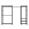 VEVOR Clothing Garment Rack, Heavy Duty Clothes Rack, Freestanding Clothes Racks with Steel Frame, 800 lbs Load Capacity Closet Wardrobe with Storage Shelves for Bedroom, Clothing Store, Hallway