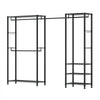 VEVOR Clothing Garment Rack, Heavy Duty Clothes Rack, Freestanding Clothes Racks with Steel Frame, 800 lbs Load Capacity Closet Wardrobe with Storage Shelves for Bedroom, Clothing Store, Hallway