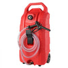 VEVOR 16 Gallon Fuel Caddy, 7.8 L/min, Portable Gas Storage Tank Container with Rubber Wheels, Gravity-flow Mode, Fuel Transfer Storage Tank for Gasoline Diesel Machine Oil Car Mowers Boat Motorcycle
