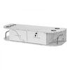 VEVOR Wall-Mounted Salon Station, Equipped with 5 Holders for Hair Dryers, Includes 2 Drawers (One with Lock), Ideal for SPA, Barber Shops, Home & Bathroom Use, in Elegant Marble White