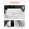 VEVOR Soap Holder for Shower, Double Layer with Suction Cup, Wall Mounted NO-Drilling, Strong Suction Bar Soap Sponge Holder, Self Draining Soap Saver, for Shower Bathroom Bathtub Kitchen, Removable