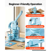 VEVOR Button Maker Machine 1"/1.25"/2.25"(25/32/58 mm) Pin Maker Blue, with 300pcs Button Parts, Circle Cutter and Magic Book, Ergonomic Handle, for DIY Badges, Pins, Fridge Magnets and Key Chains